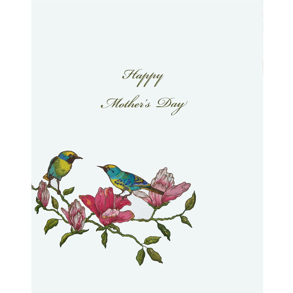 Birds on Branch Mother's Day Card