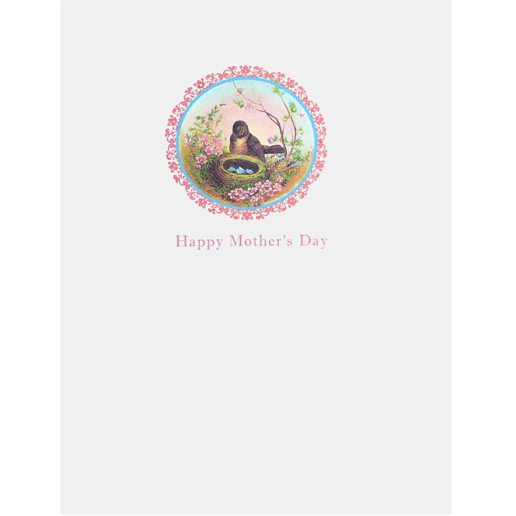 Bird Nest Mother's Day Card