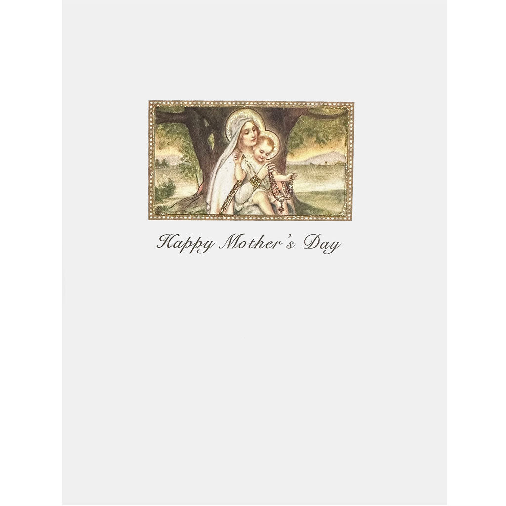 Rosary Mother's Day Card