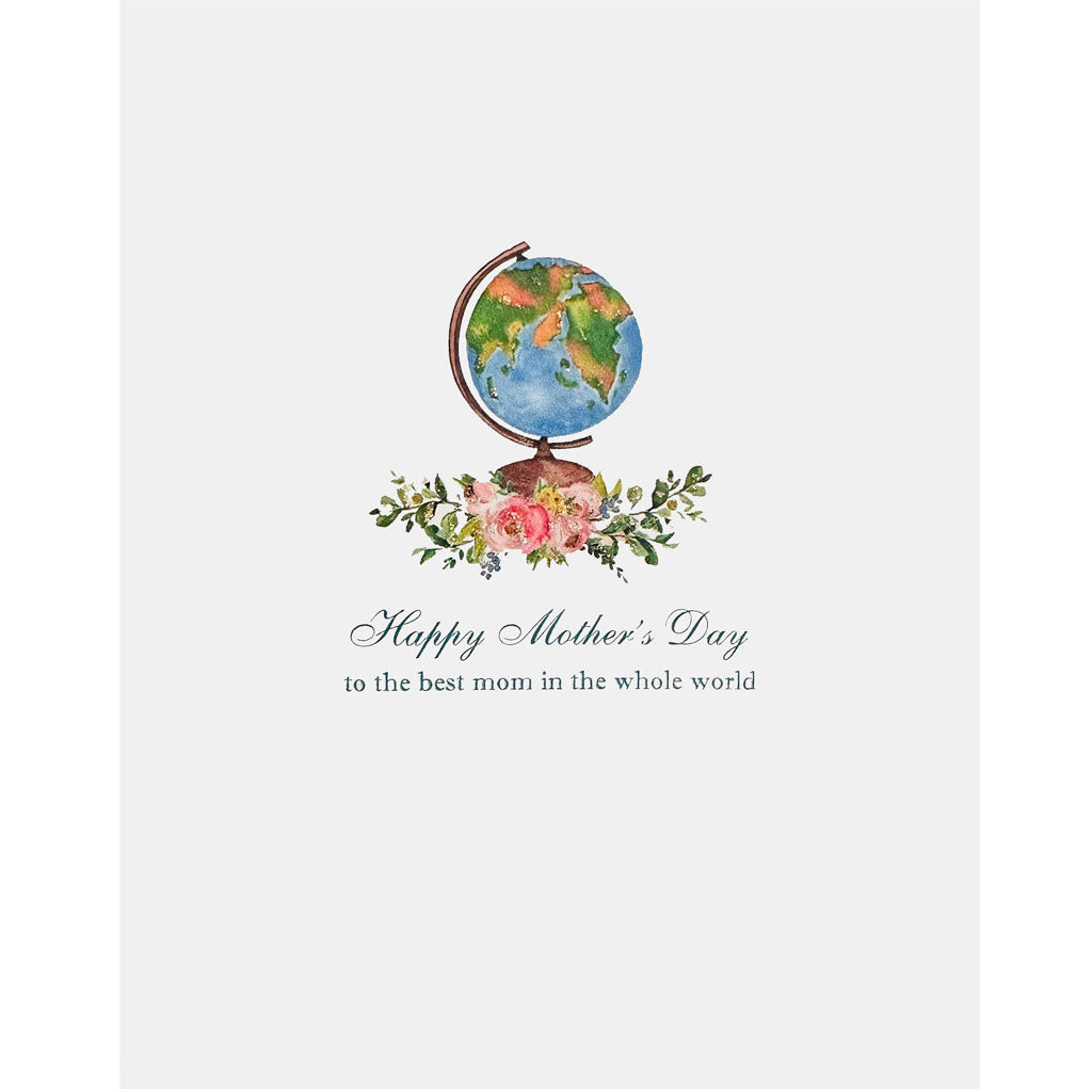 Globe Happy Mother's Day Card