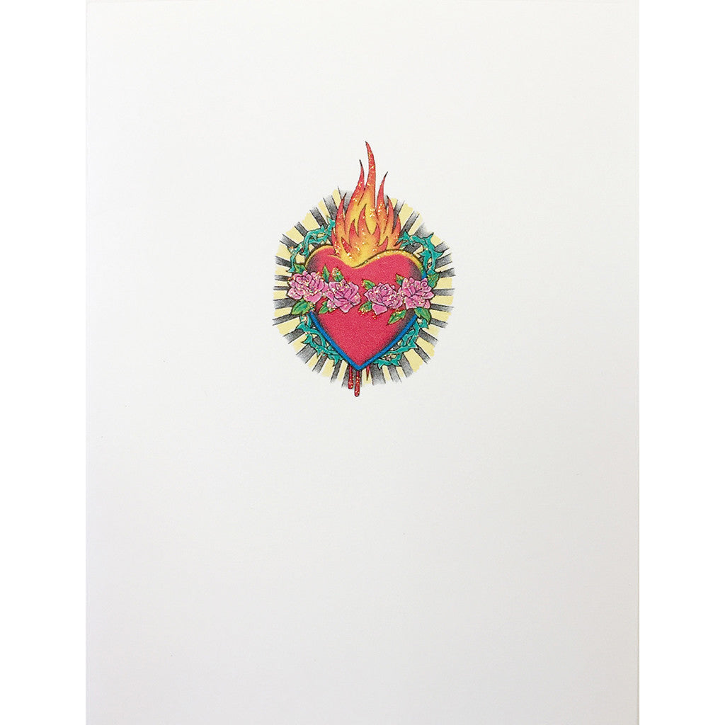 Greeting Card Heart of Flame - Lumia Designs