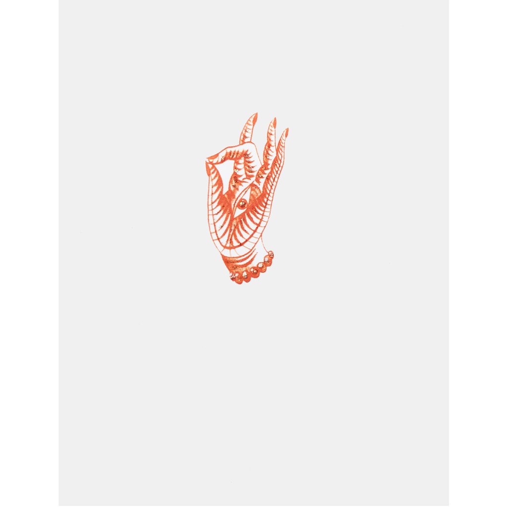 Buddha Hand Greeting Card Lumia Designs