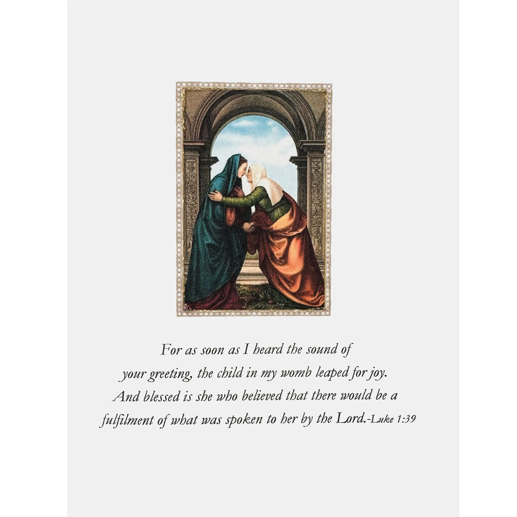 The Visitation Of Mary Card