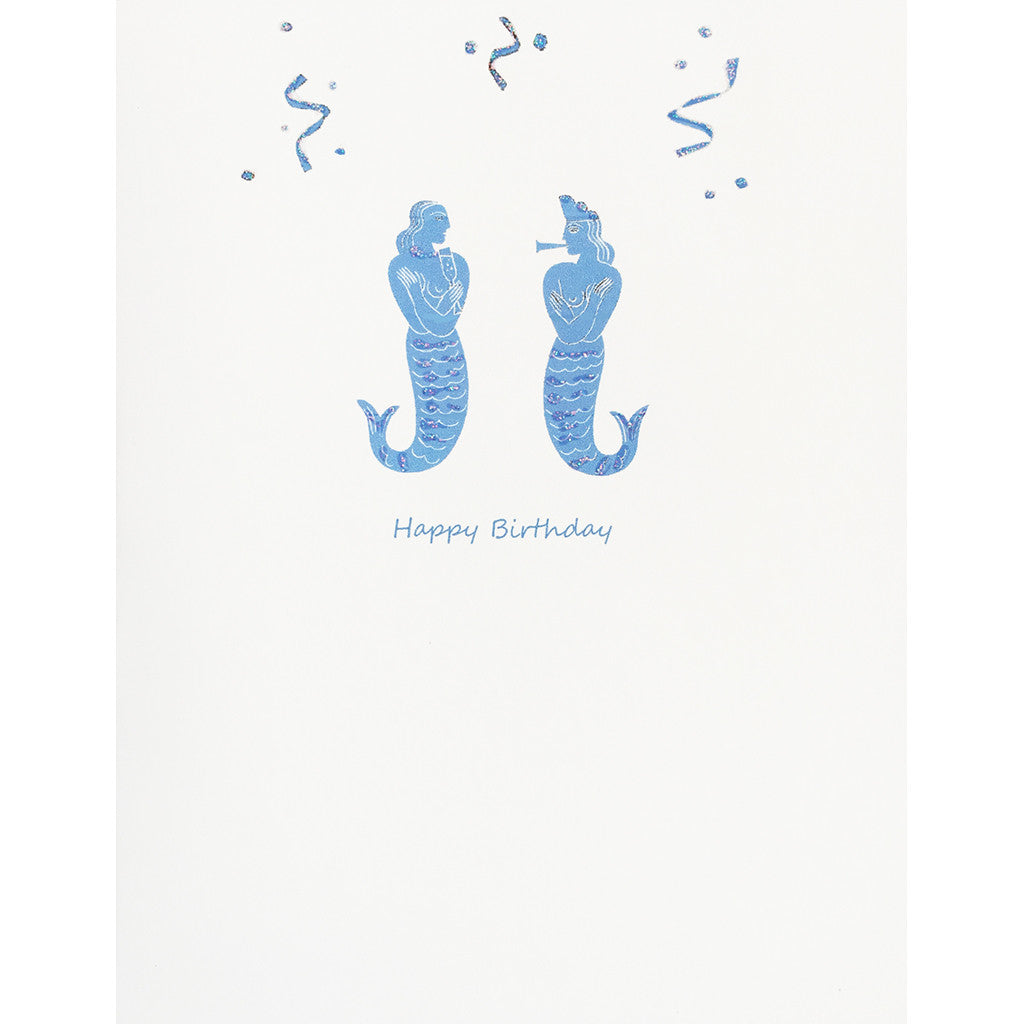 Greeting Card Party Mermaids Birthday - Lumia Designs