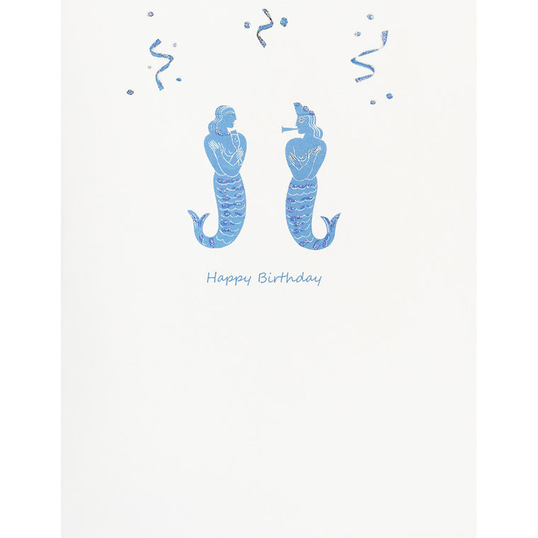 Greeting Card Party Mermaids Birthday - Lumia Designs