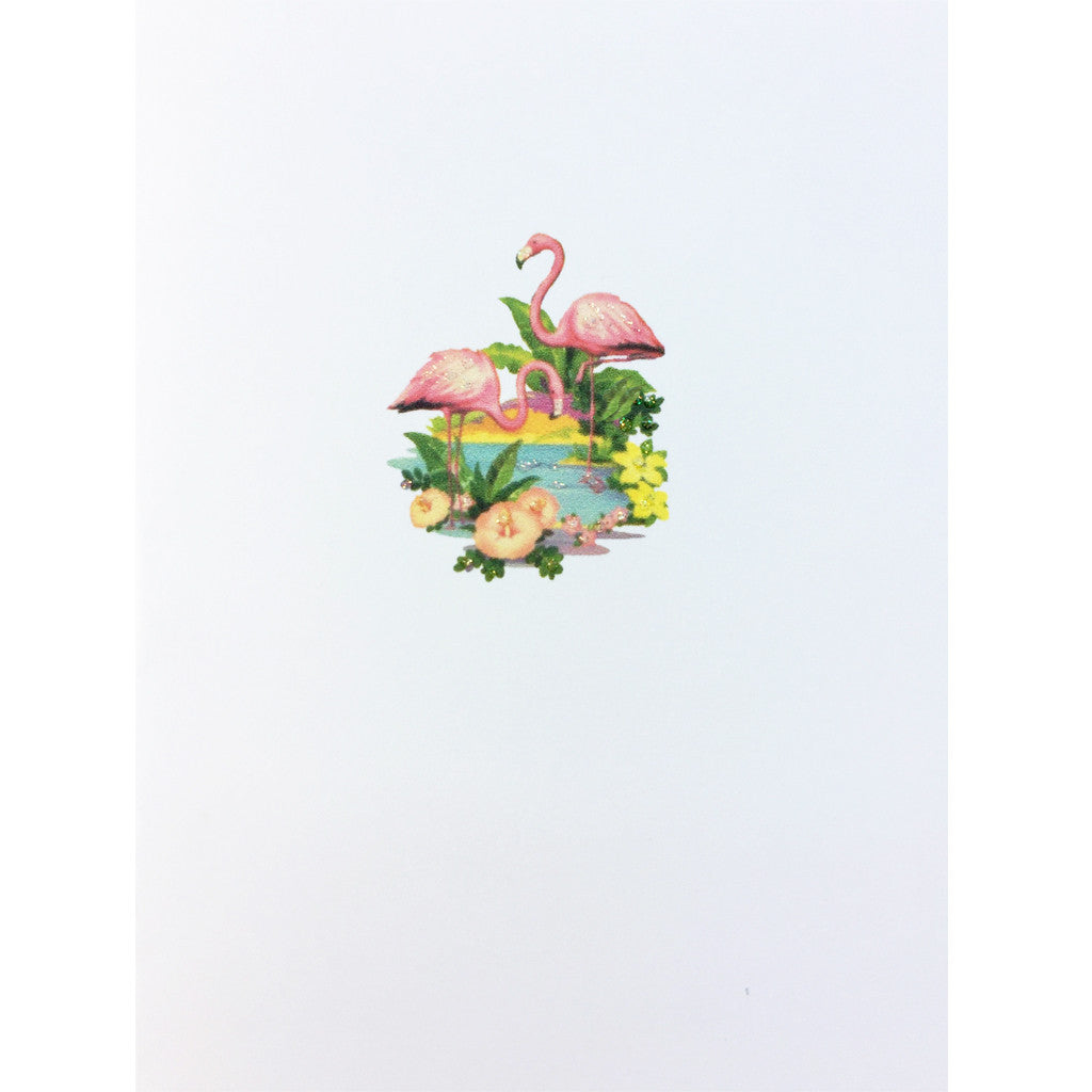 Flamingos Card