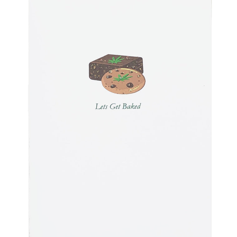 Lets Get Baked Cannabis Card