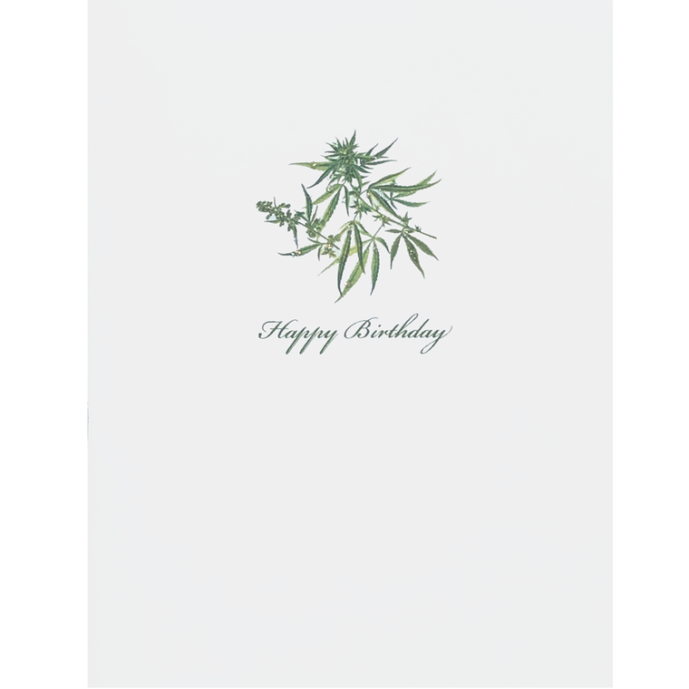 Cannabis Birthday Card