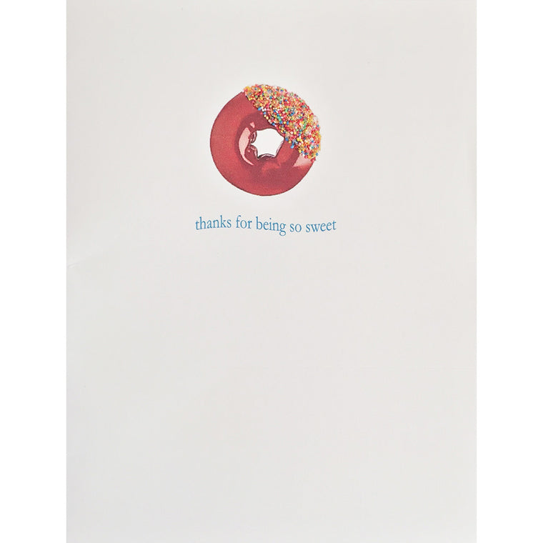 Greeting Card Sweet Donut Thank You Card - Lumia Designs