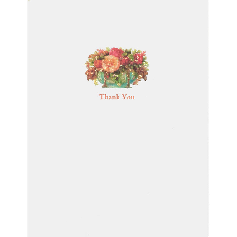 Floral Urn Thank You Card - Lumia Designs