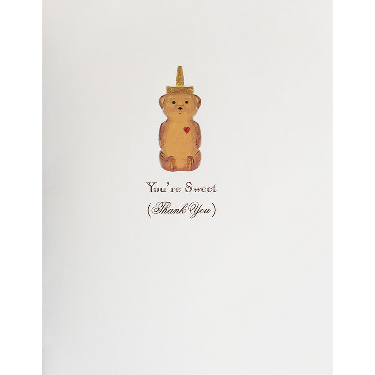 Greeting Card Honey Bear - Lumia Designs