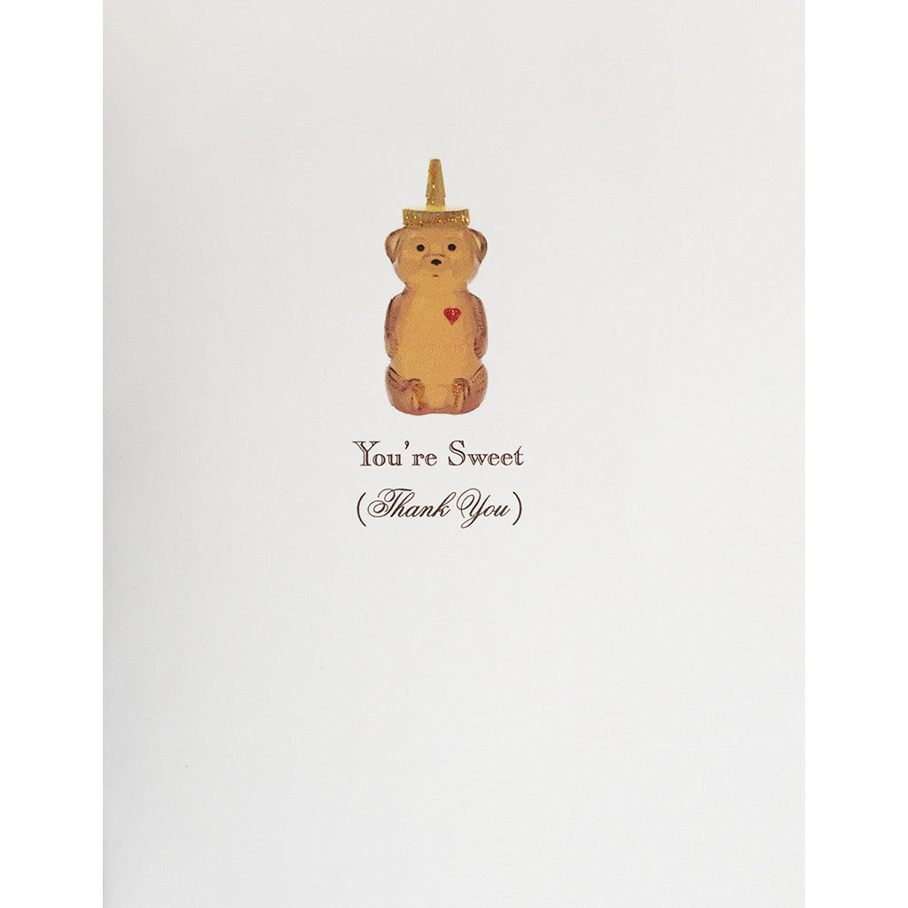 Greeting Card Honey Bear - Lumia Designs