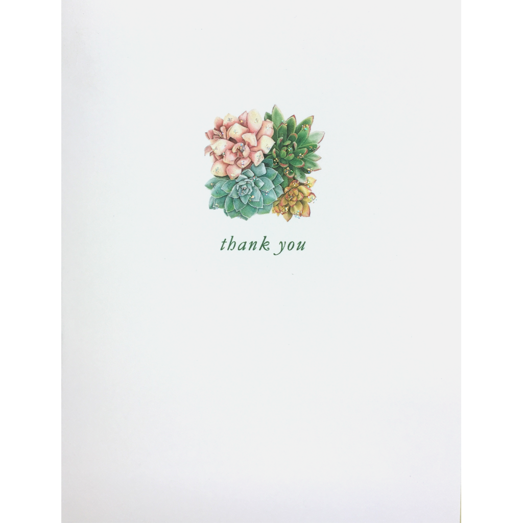 Succulent Thank You