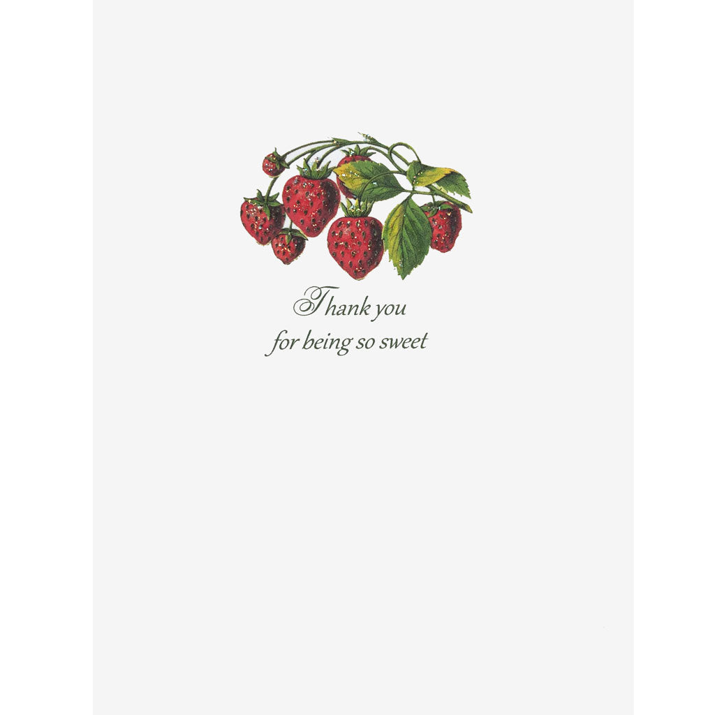 Strawberry Thank You Card. Lumia Designs