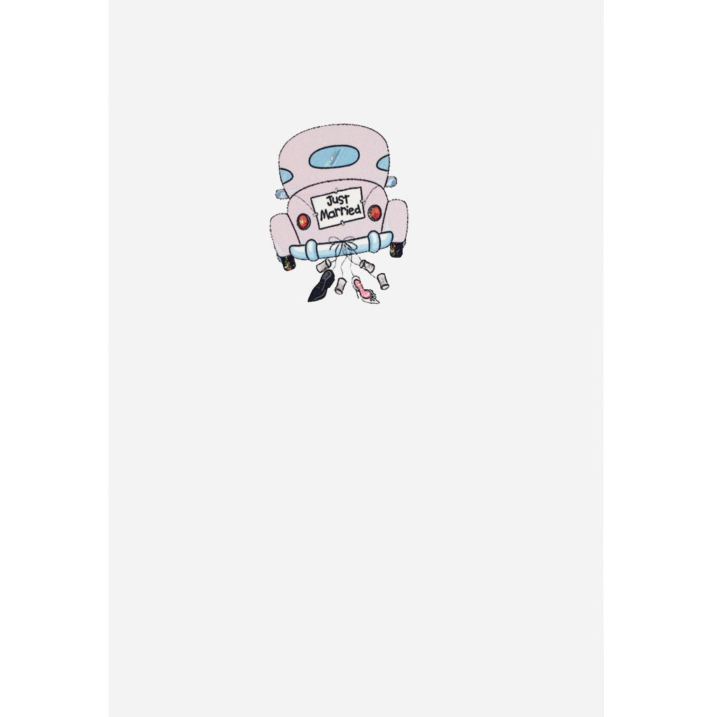 Just Married Wedding Card - Lumia Designs