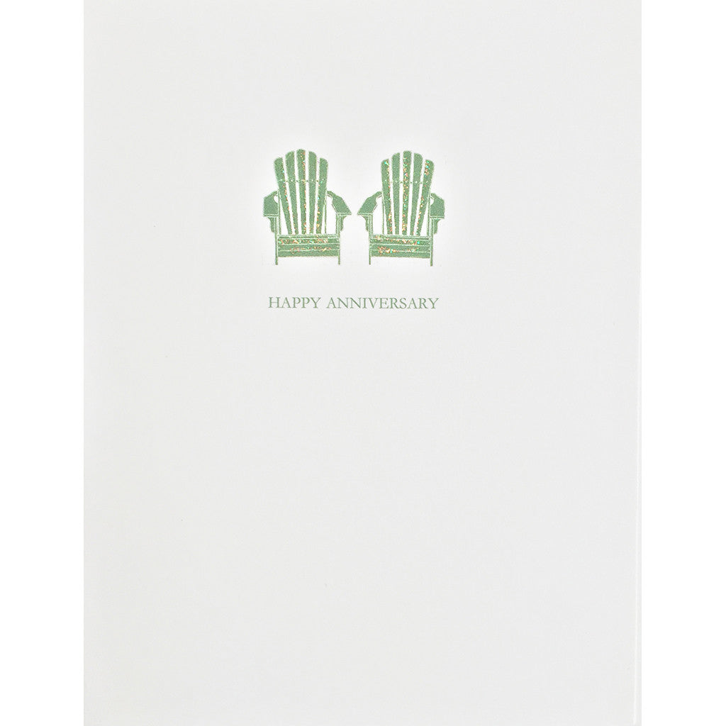 Anniversary Greeting Card Adirondack Lumia Designs