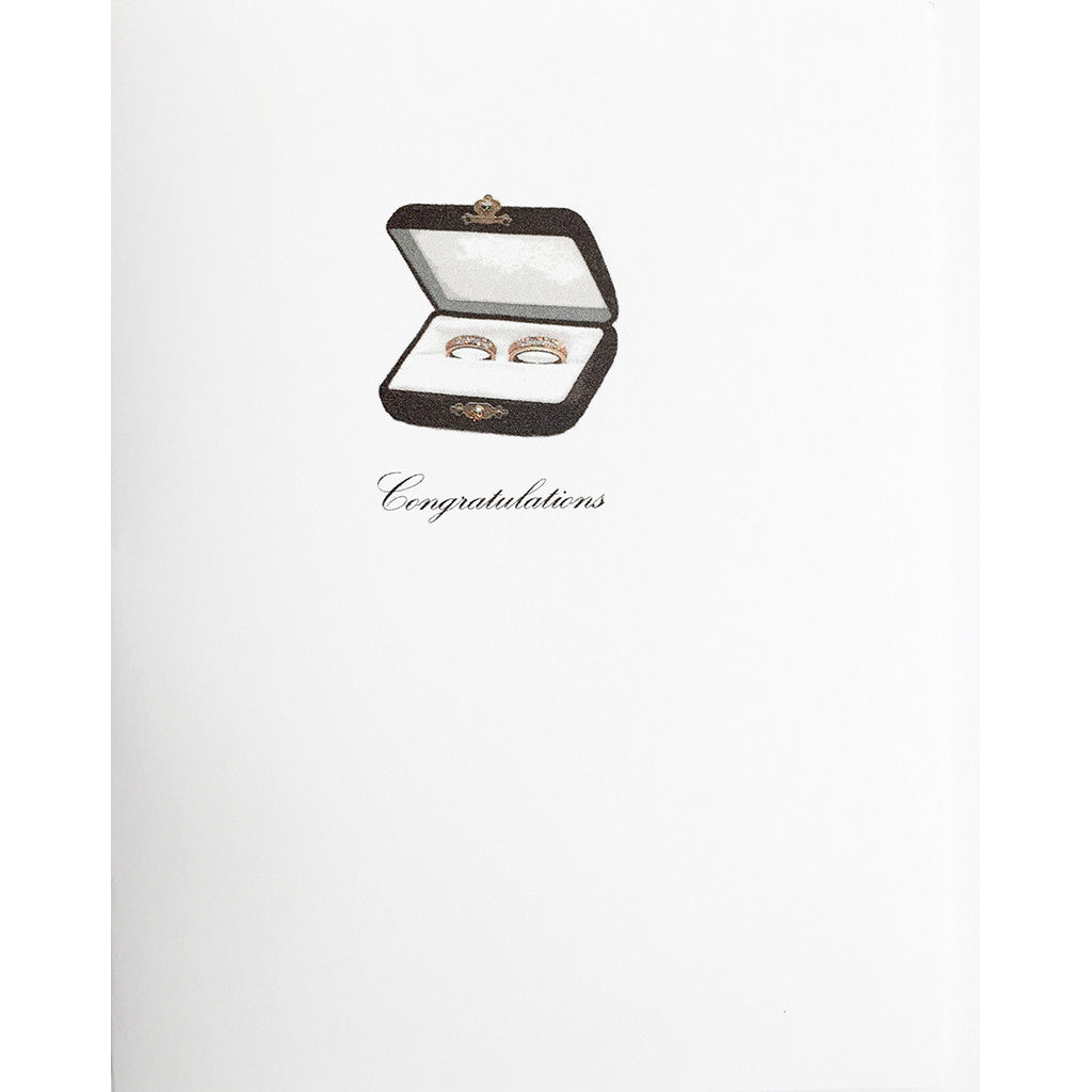 Greeting Card CW-15W Wedding Bands - Lumia Designs