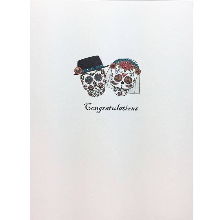 Day of Dead Wedding Card