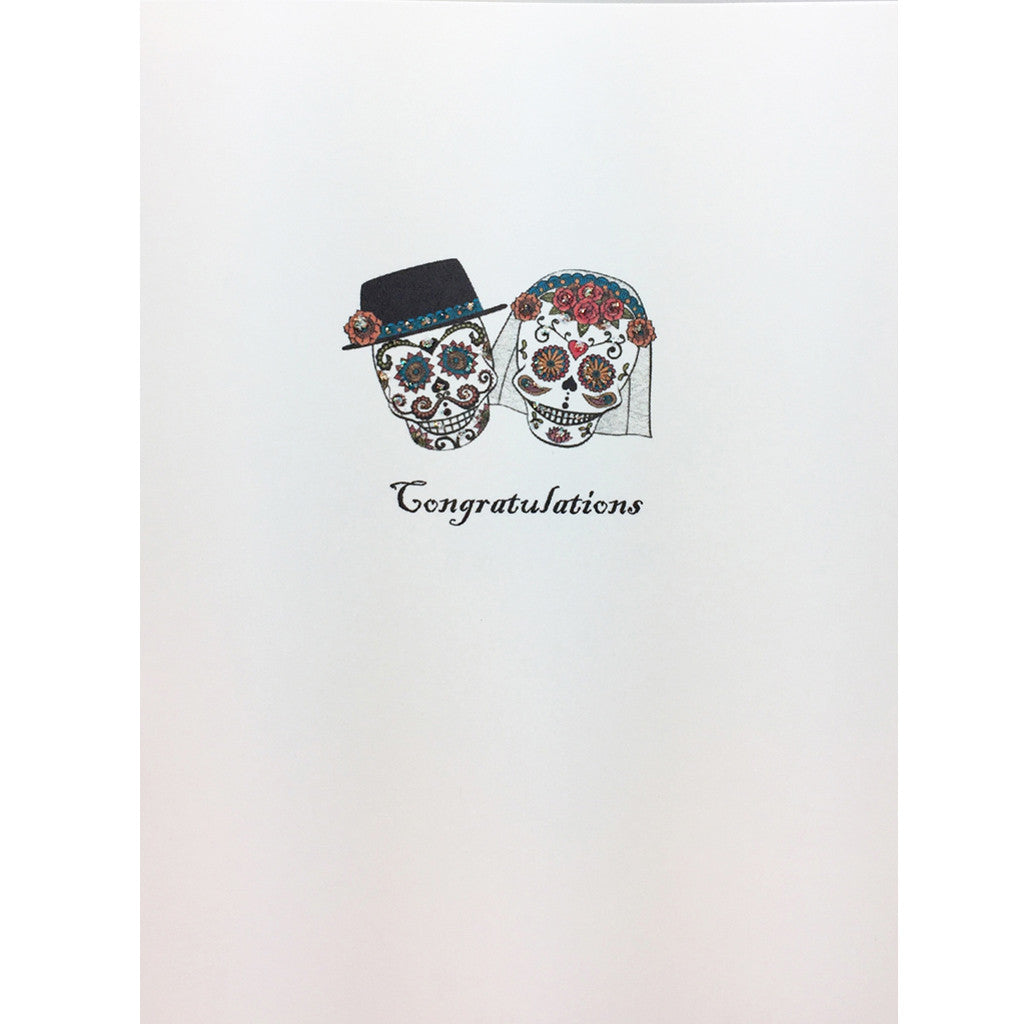 Day of Dead Wedding Card