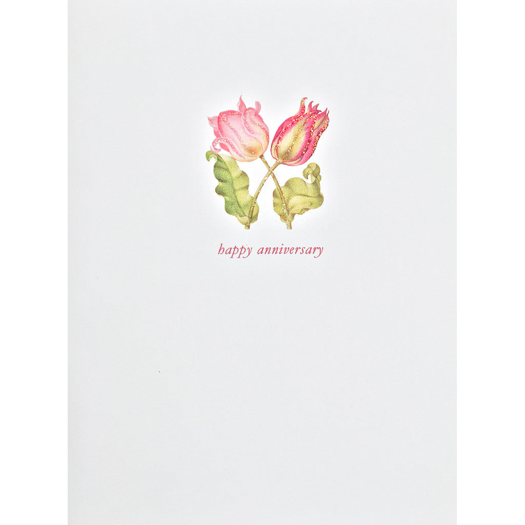 Greeting Card Tulips Anniversary - Lumia Designs