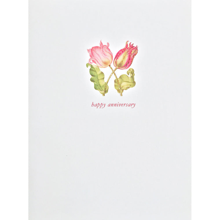 Greeting Card Tulips Anniversary - Lumia Designs