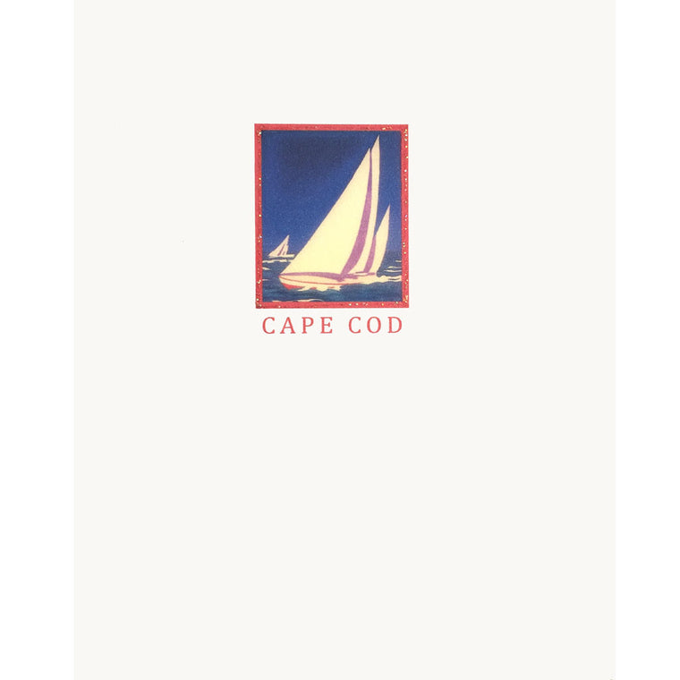 Cape Cod Sailboat Card