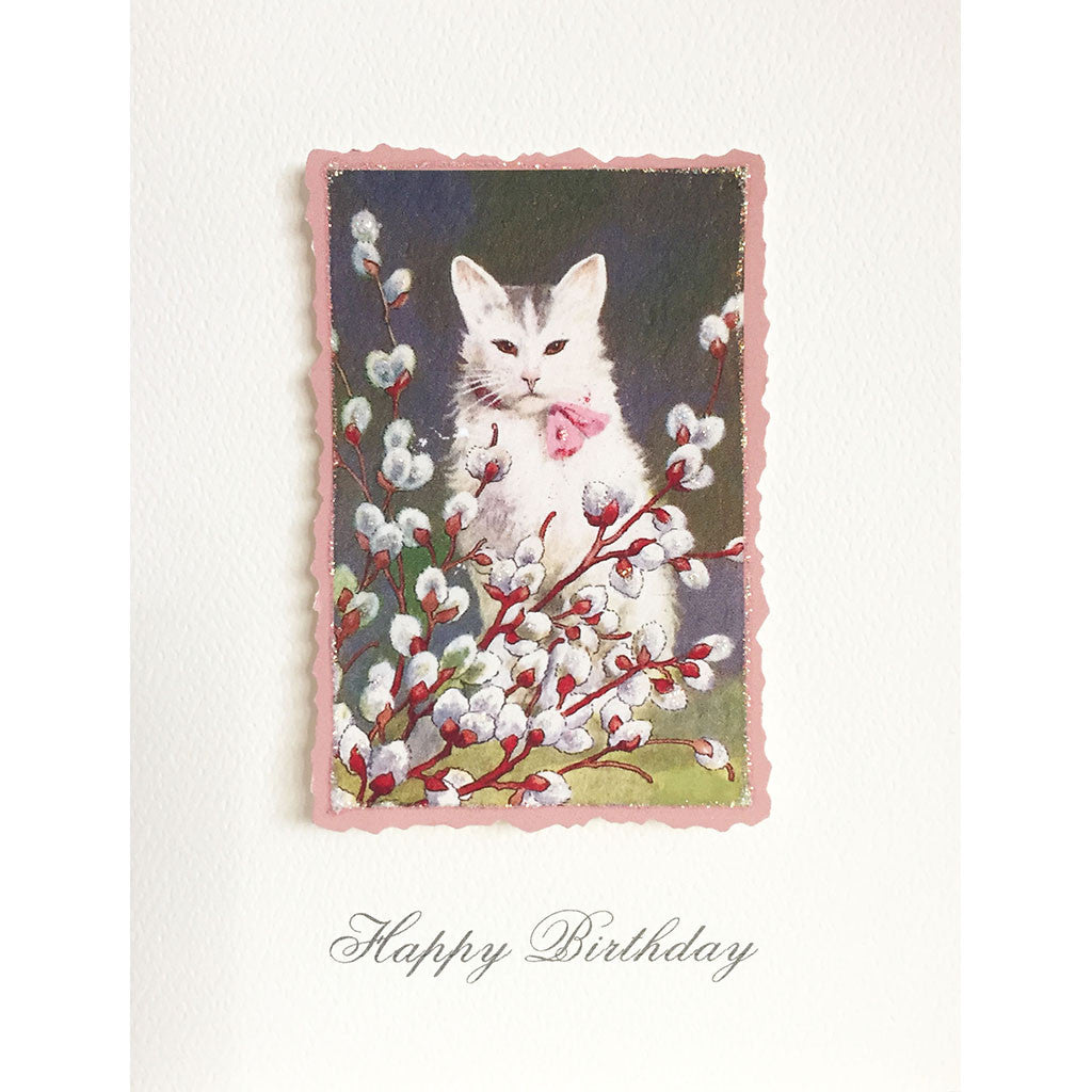 Greeting Card Kitty Willow Birthday - Lumia Designs