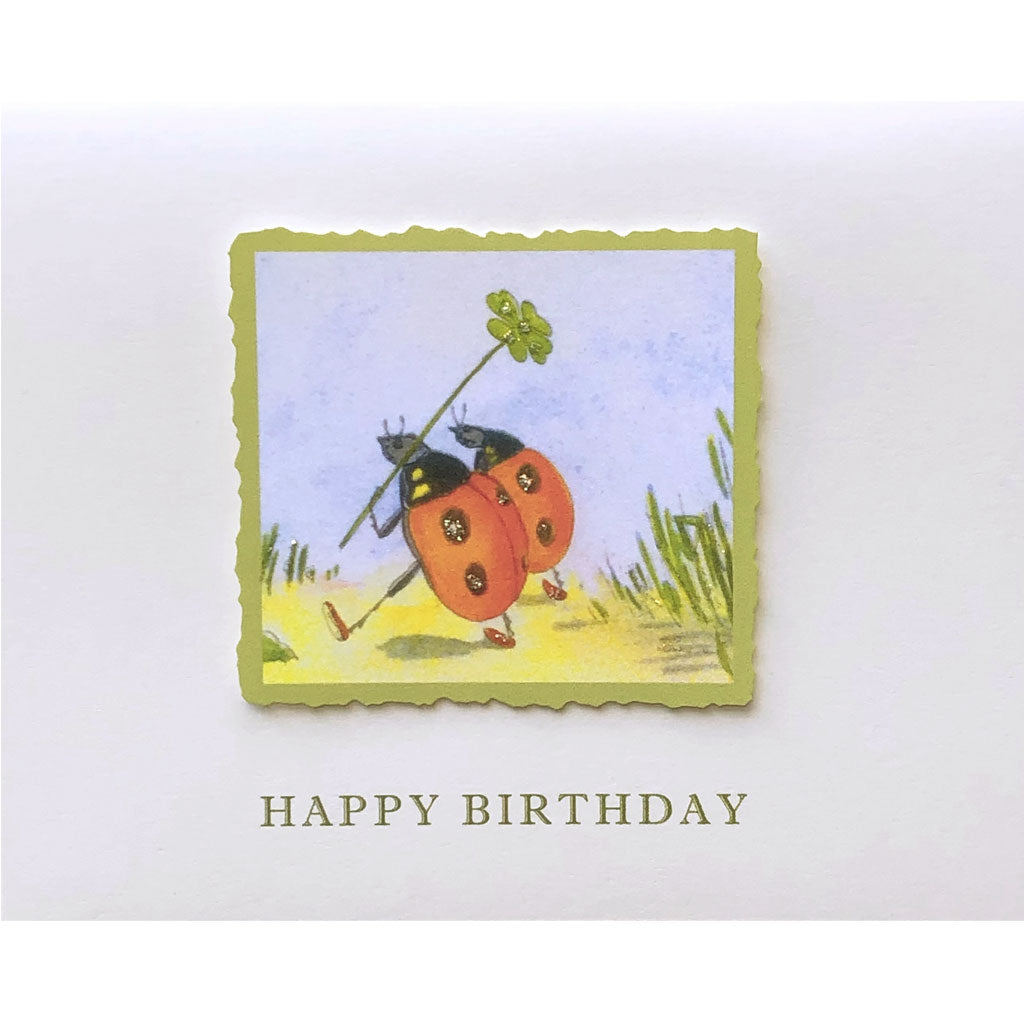 Ladybugs Birthday Card