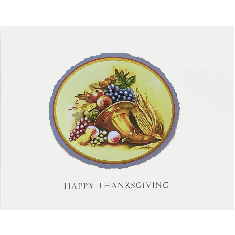 Cornucopia Thanksgiving Card