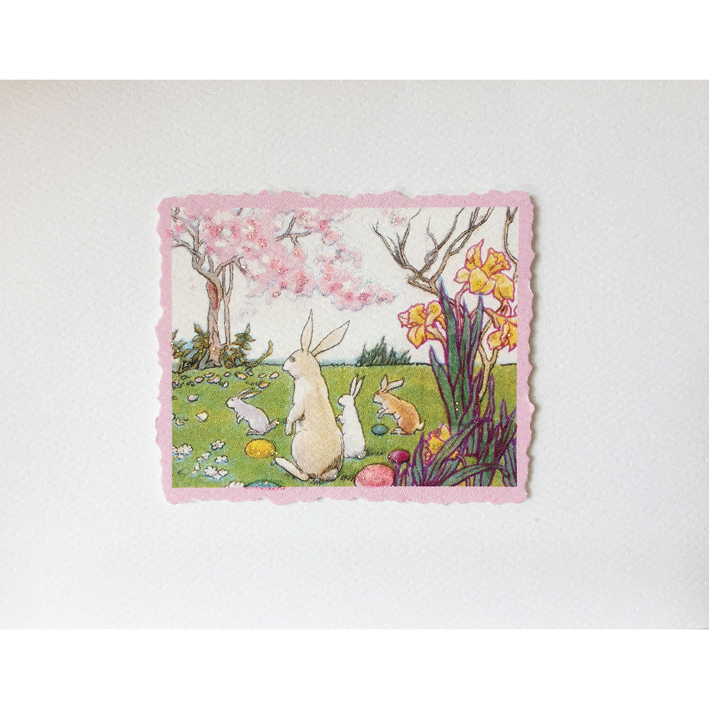 Greeting Card Bunny Scene EA-01 - Lumia Designs