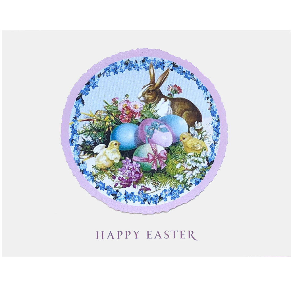 Bunny in Wreath Card
