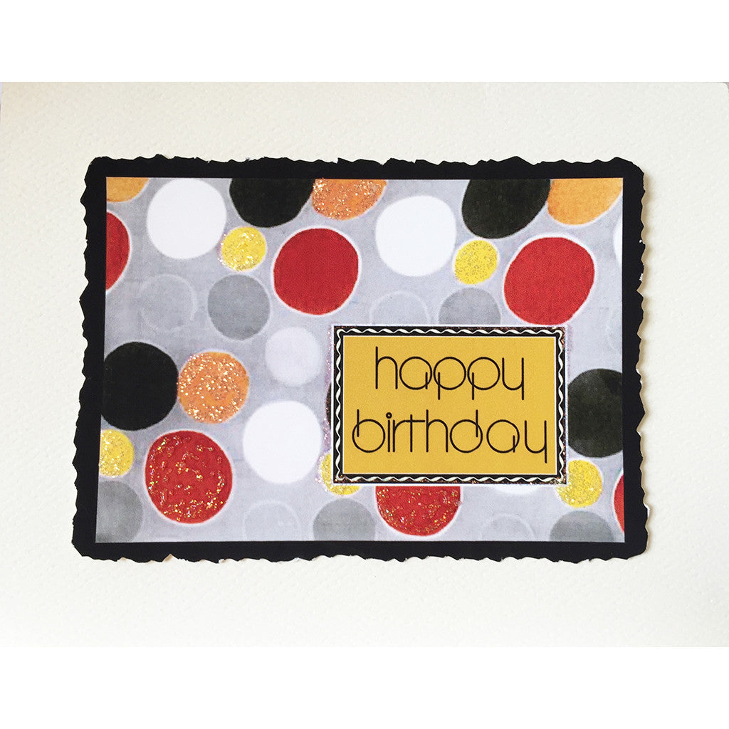 Greeting Card ED-101W Bubbles Birthday - Lumia Designs