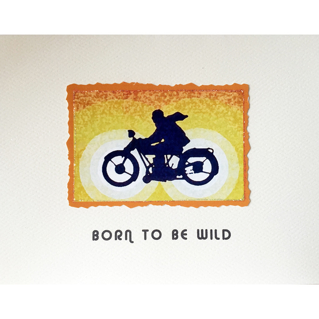 Greeting Card Born Wild Birthday Card - Lumia Designs