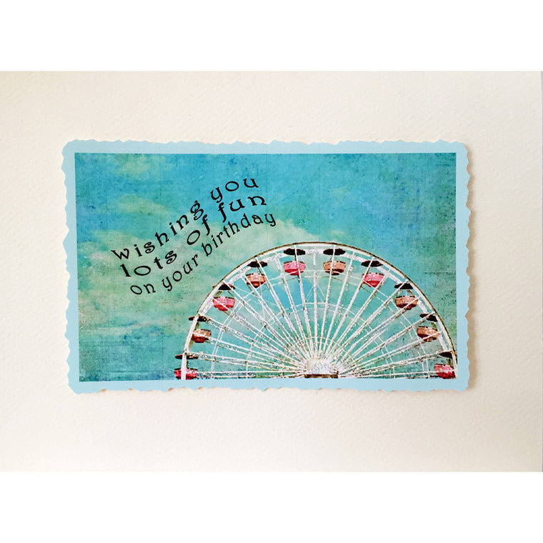 Greeting Card Ferris Wheel Birthday - Lumia Designs