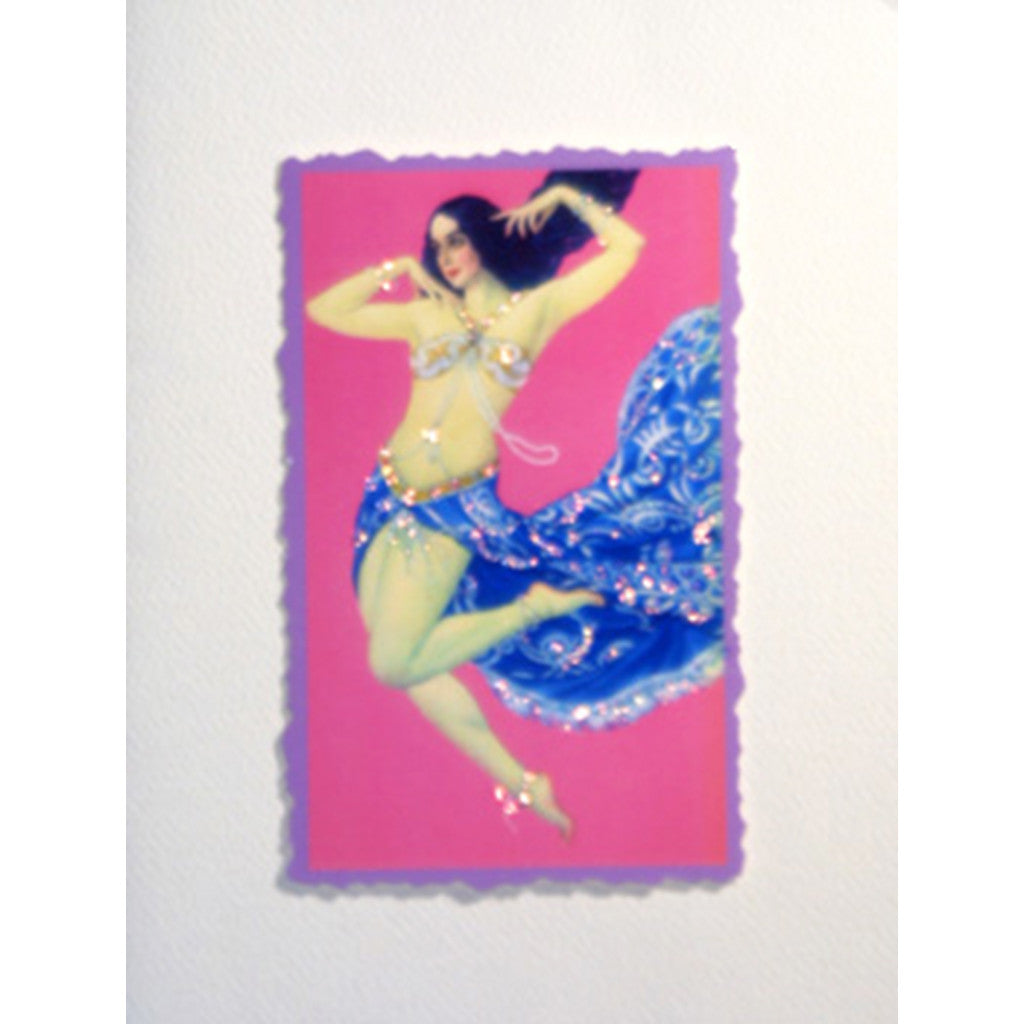 Greeting Card Belly Dancer - Lumia Designs