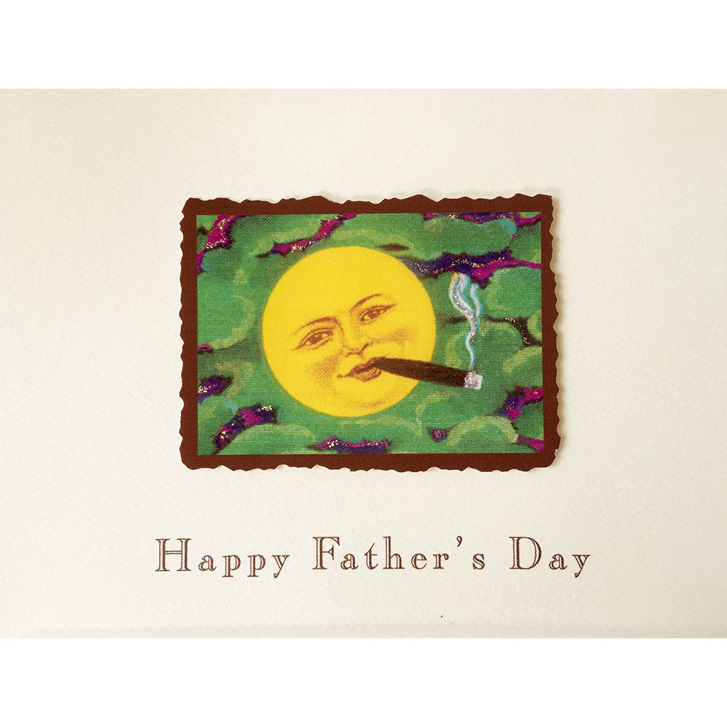 Greeting Card Cigar Moon Father's Day - Lumia Designs