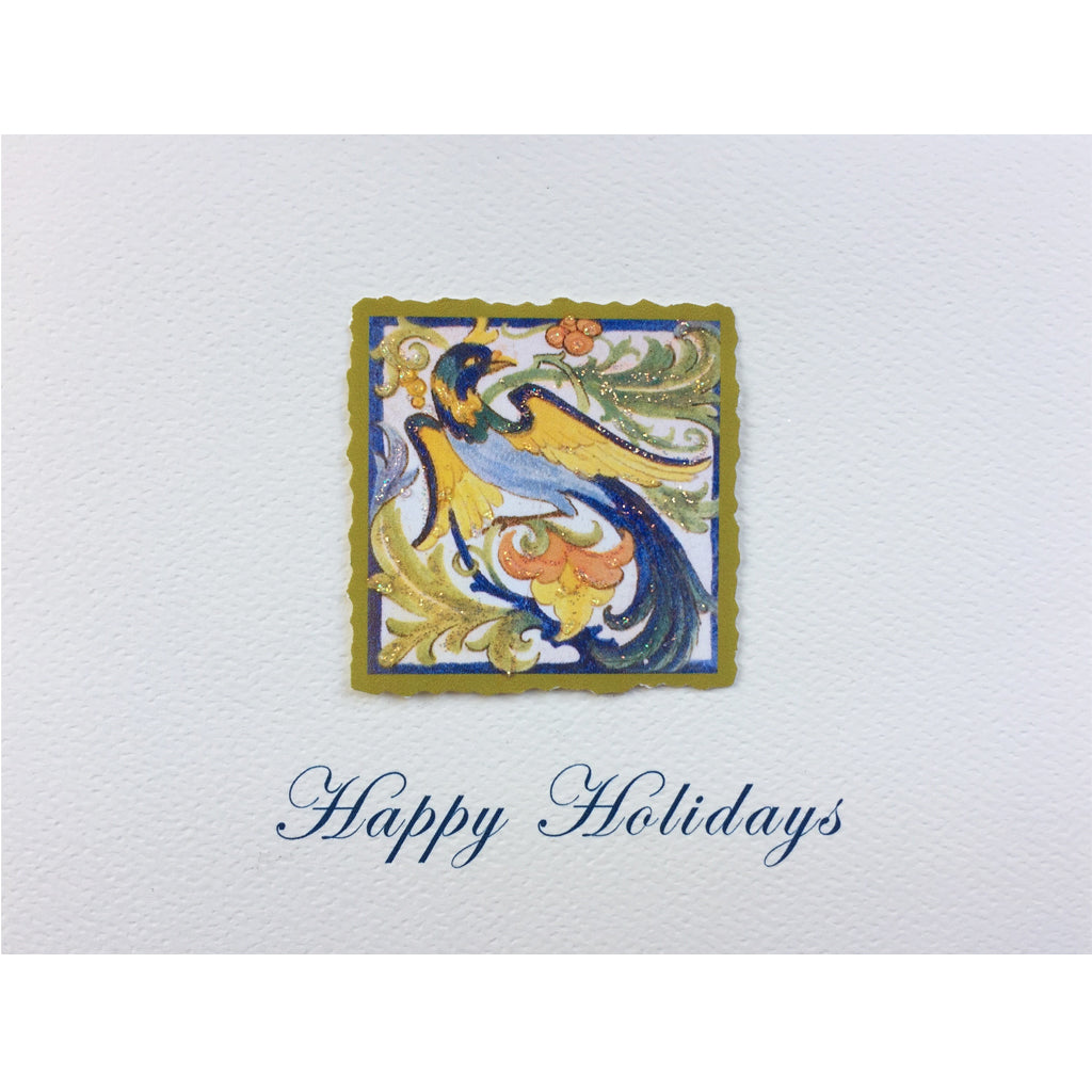 Exotic Bird Holiday Card