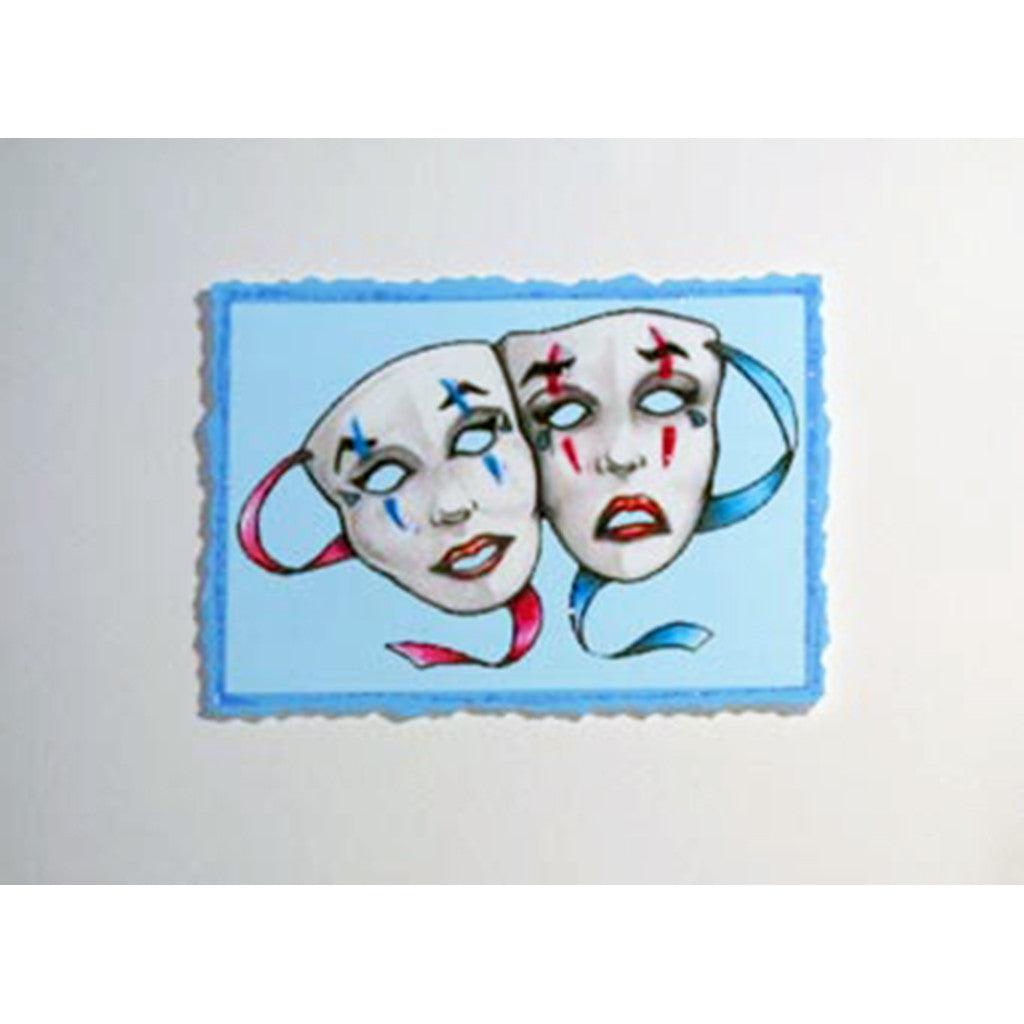 Greeting Card Drama Masks - Lumia Designs
