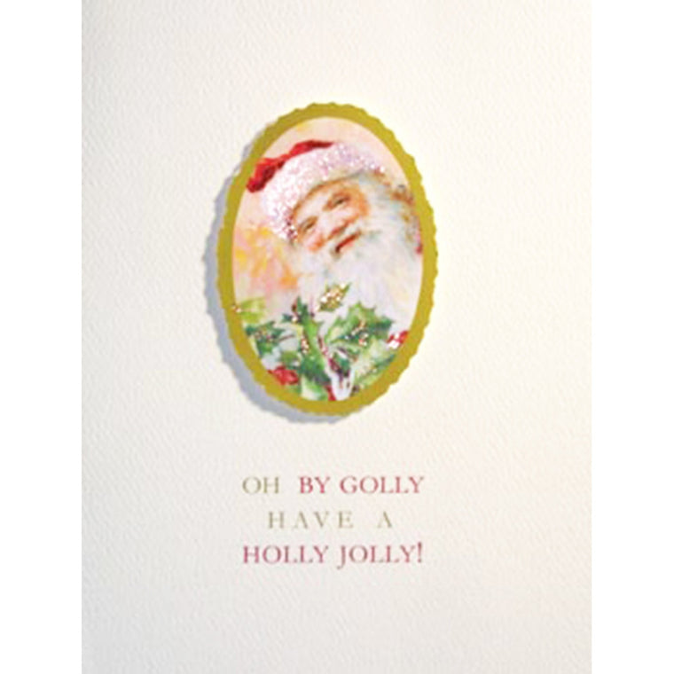 Greeting Card Holly Jolly - Lumia Designs