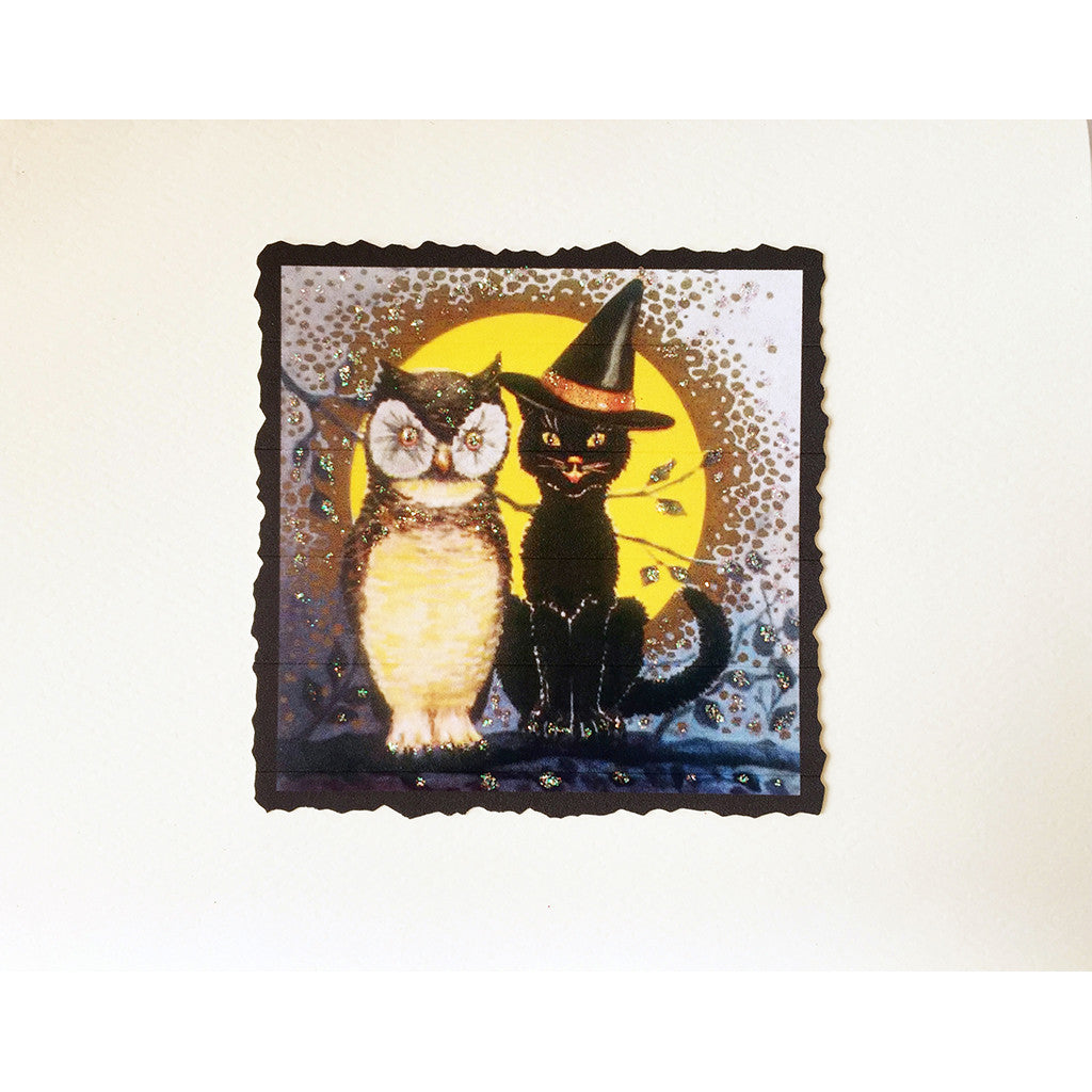 Greeting Card Owl & Pussycat - Lumia Designs