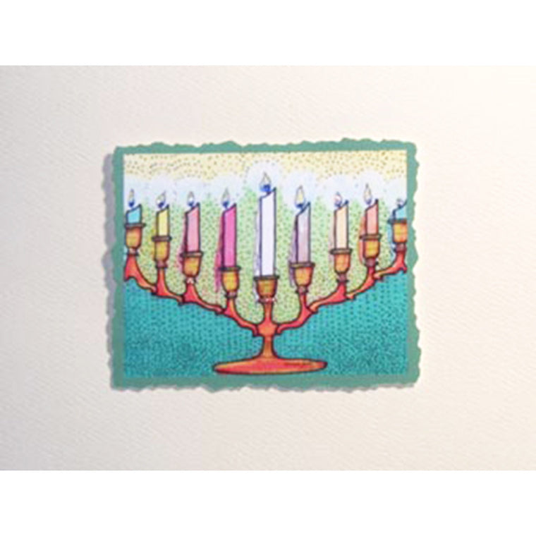 Greeting Card Menorah - Lumia Designs