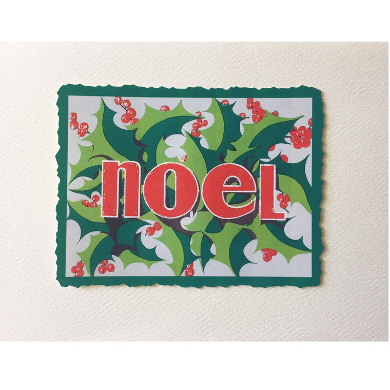 Noel Holly Christmas Card