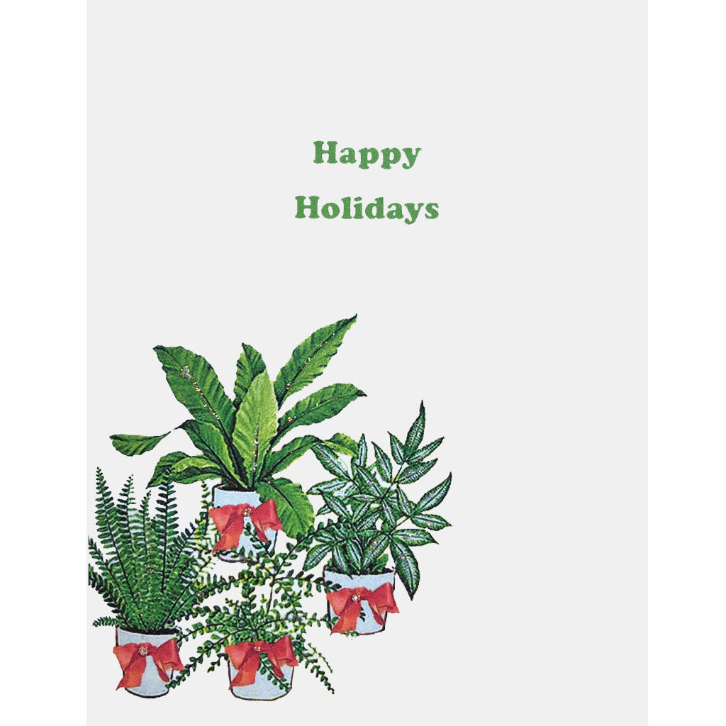 Houseplants Holiday Card