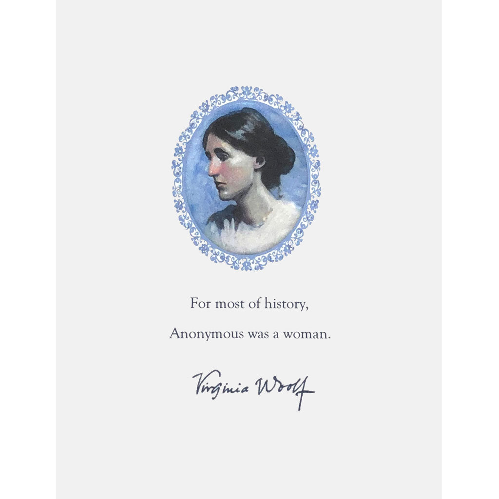 Virginia Woolf Quote Card