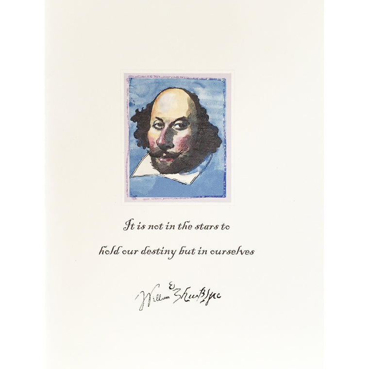 Greeting Card Shakespeare - Lumia Designs