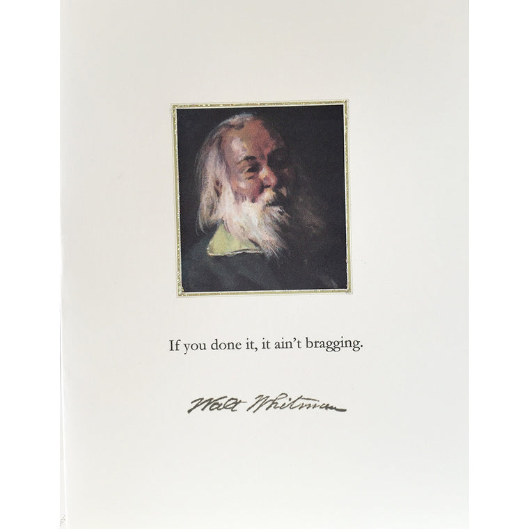 Greeting Card Walt Whitman - Lumia Designs