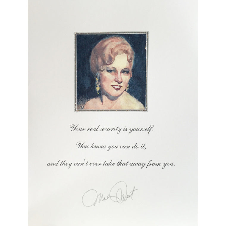Greeting Card Mae West - Lumia Designs
