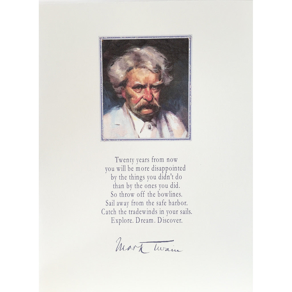 Greeting Card Mark Twain - Lumia Designs