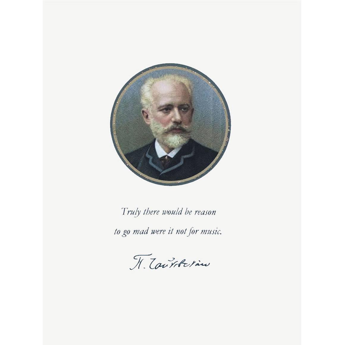 Tchaikovsky Greeting Card, Lumia Designs