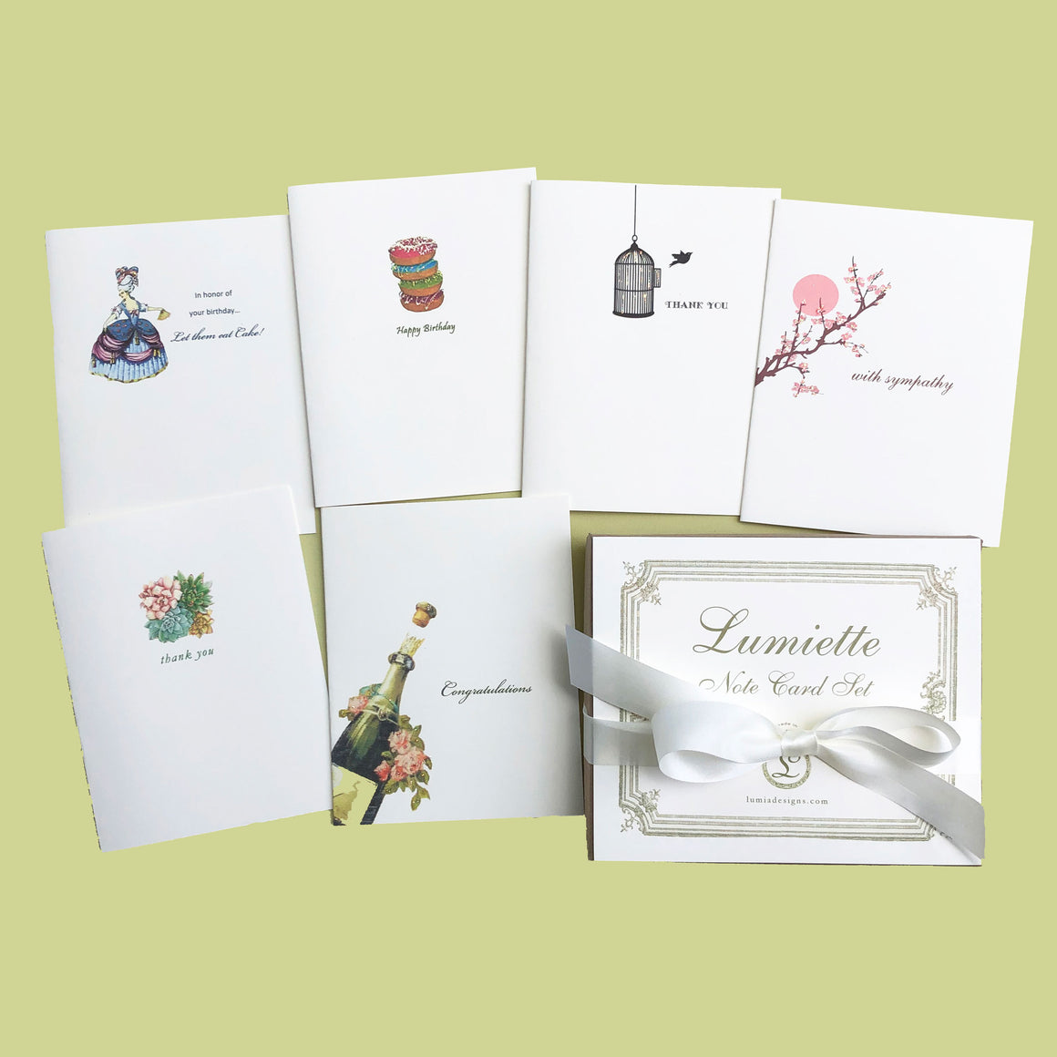 Lumia Designs Greeting Cards Boxed Set Assortment. Holiday Gift idea.